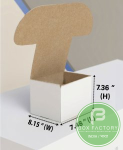 Mailer White Box (3 Ply) 7.48x8.15x7.36 Inch
