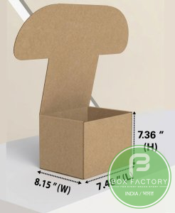 Mailer Brown Box (3 Ply) 7.48x8.15x7.36 Inch
