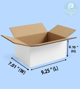 RSC White Box (3 Ply) 9.25x 7.01x 6.10 Inch