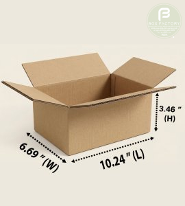 RSC Brown Box (3 Ply) 10.24x6.69x 3.46 Inch