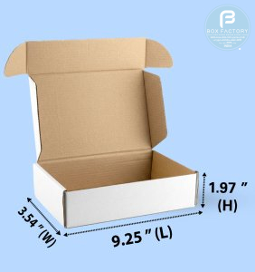 Mailer White Box (3 Ply) 9.25x3.54x1.97 Inch