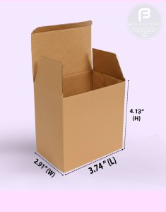 Tuck Brown Box (3 Ply) 3.74x2.91x4.13 Inch