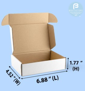 Mailer White Box (3 Ply) 6.88x4.52x1.77 Inch