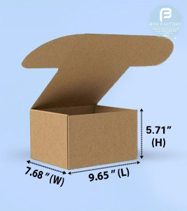Mailer Brown Box (3 Ply) 9.65x7.68x5.71 Inch