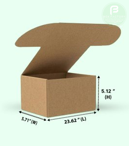 Mailer Brown Box (3 Ply) 23.62x5.71x5.12 Inch